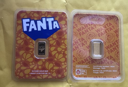 Fanta limited mintage fine - 1g,