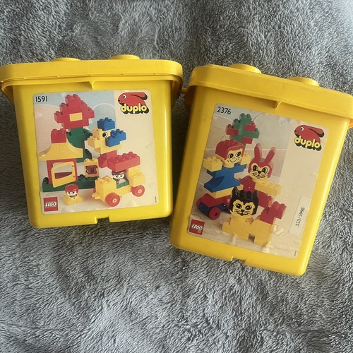 Vintage lego duplo buckets - vintage,