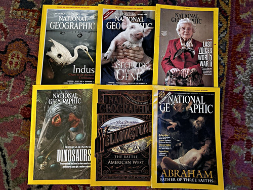 National geographic magazines - geographic, magazines-