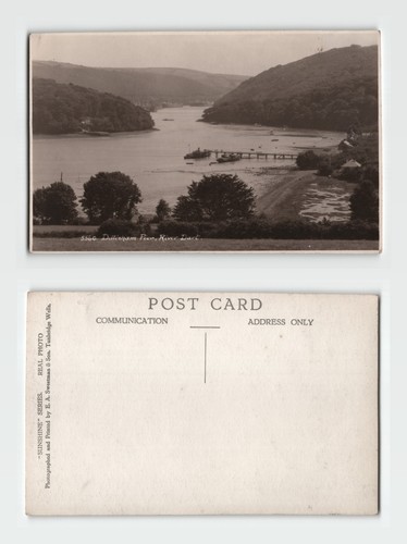 Postcard dittisham pier - dittisham,