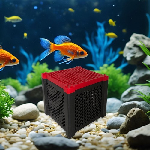 Aquarium cube filter - aquarium, fish