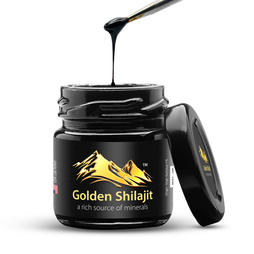 Golden shilajit resin 50g - golden,
