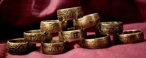 Coin rings size z british - coin,