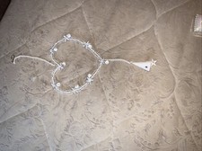 White Rustic  Metal Small Heart  Wire Hanging Wall Garden Wedding Decoration