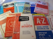 Vintage TOWN STREET MAPS 1960s