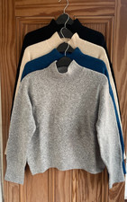 EX River Island Brand New Wool Blend Turtle Neck Pullover Jumper Size S - M