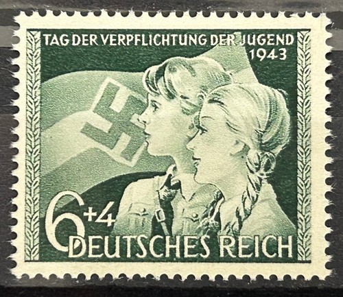 1943 german stamp 843 - 1943,