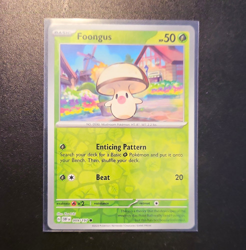 Pokémon tcg foongus 009 - pokémon,