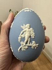 Wedgwood Blue Jasperware Egg