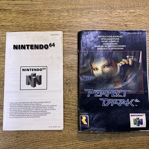 Perfect dark n64 nintendo - nintendo, 64