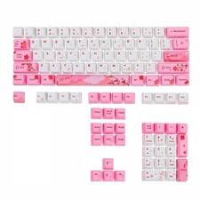 GTSP 104 Pink Keycaps Cute