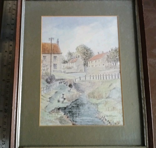 Framed print hutton hole - print,