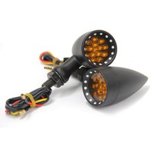 Black Motorcycle Turn Signal