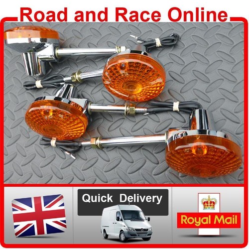 Suzuki gt185 chrome indicators - chrome,