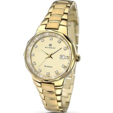 Accurist Champagne Dial Gold