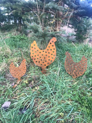 Rustic steel heart - steel, pattern
