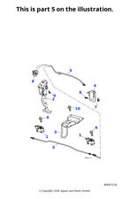 Jaguar Genuine Bonnet Release