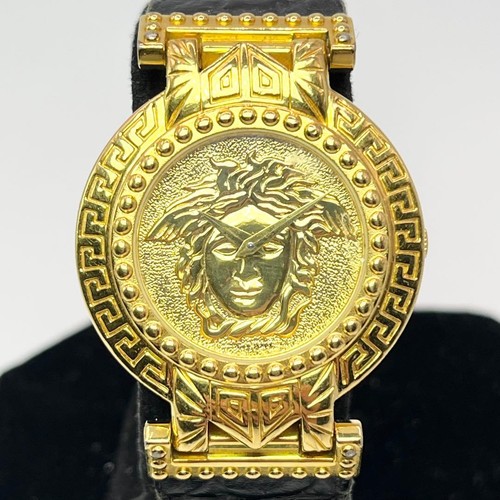 Versace medusa coin - watch, gold
