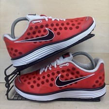 Nike Lunarswift 2 Women's Size 6 Red White Dots Dynamic Support Running Trainers