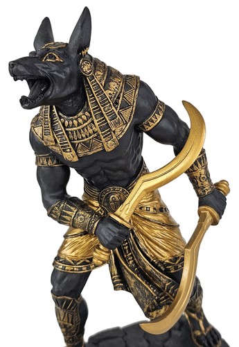 Egyptian anubis statue - 8.5",