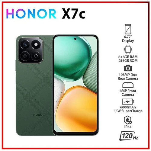 New honor x7c 8gb 256gb - new,