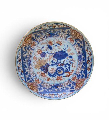 Chinese imari porcelain - porcelain, dish