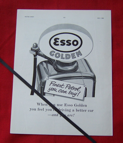 Esso golden petrol - petrol, pump