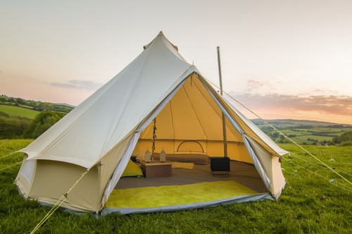 Bell tent fire - 5m,