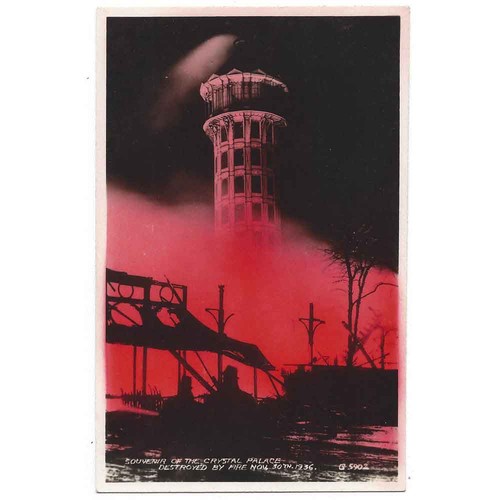 Crystal palace destroyed - palace, by
