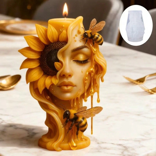 1pc candle silicone mold - silicone,