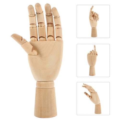 Movable finger wooden hand - finger,