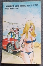 Vintage Saucy Seaside Cardtoon