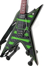 Miniature Guitar Dean Razorback Slime Bumblebee & Strap