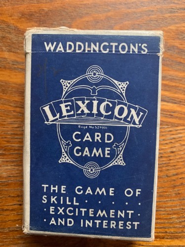 Waddingtons vintage lexicon - waddingtons,