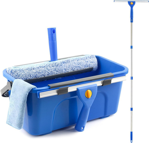 Window cleaning kit with 12l - with,