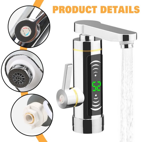 Led electric heating tap - electric,