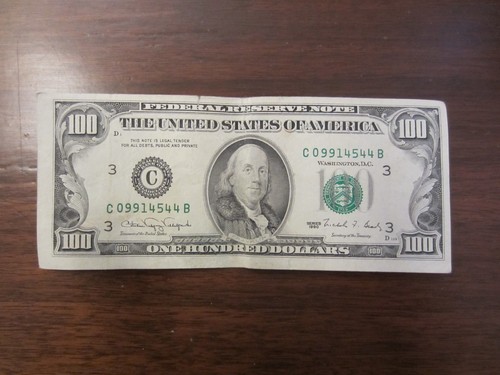 Old style 100 dollar - style,