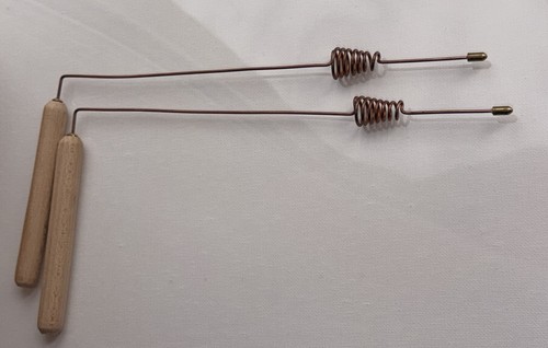 Copper dowsing rods set - dowsing,