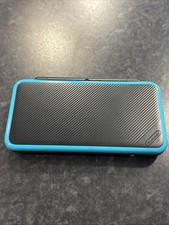 New Nintendo 2DS XL Black and Turquoise With Charger And 5 Games