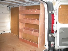 Renault Trafic SWB Van 2008 - 2013 Van Racking, Shelving,Van Plywood Racking
