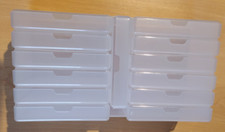 Craft Embellishment / Bead Storage - 23 x 12 x 7.5cm - includes 13 4" x 3" boxes