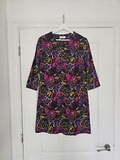 Nomads, floral print corduroy ,autumn/winter,mini dress size 10. 