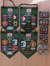 ALL 2022 - 2023 EFL Papa John’s Trophy  matches & group PENNANTS SEE DESCRIPTION