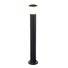 Litecraft Altair Post Light Outdoor LED Garden IP44 Bollard - Black Clearance   