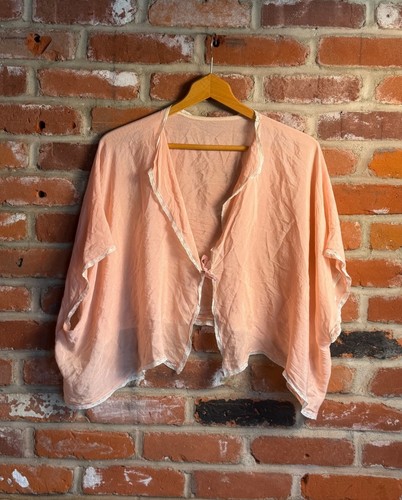 1930s silk pajama jacket - pajama,