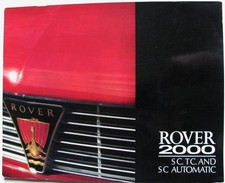 ROVER 2000 Car Sales Brochure