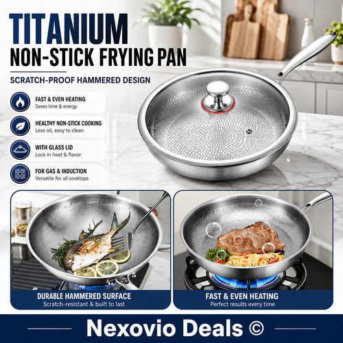 32cm titanium frying - 26/28/30/32cm,