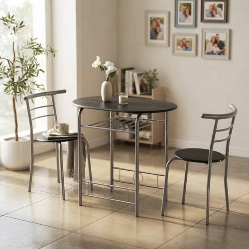 Sturdy black dining table - sturdy,