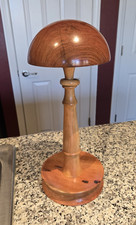 Vintage Tall Turned Wood Hat