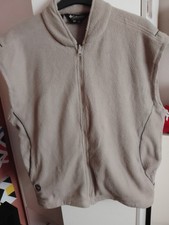 Mens Stone Zip Up Sleeveless Columbia Micro Fleece Size Large